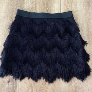 Bcbg Maxazria Fringe Mini Skirt
